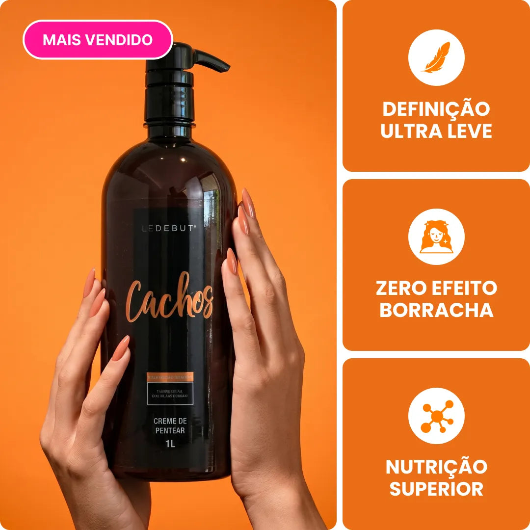 Creme de Pentear Ledebut Cachos 1L