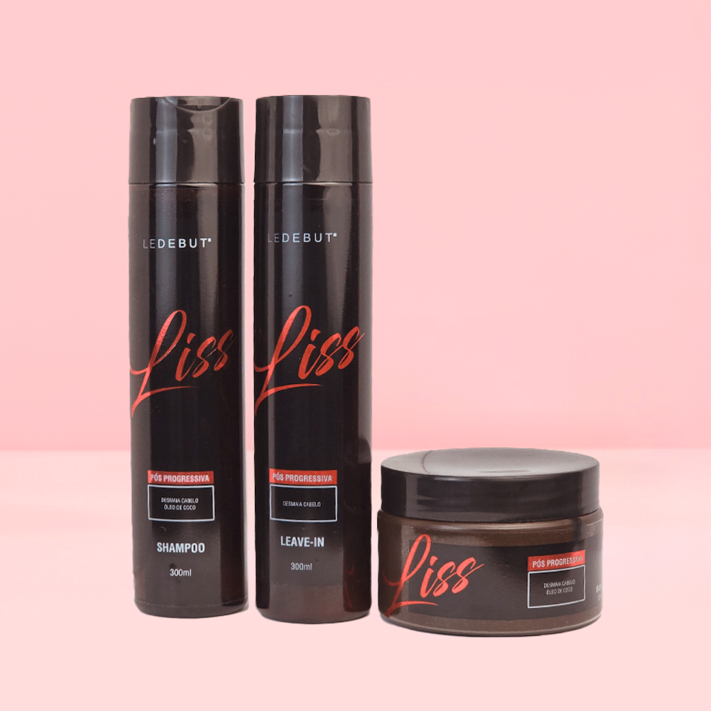 (4 Kits) Liss - Liso perfeito em 3 Passos