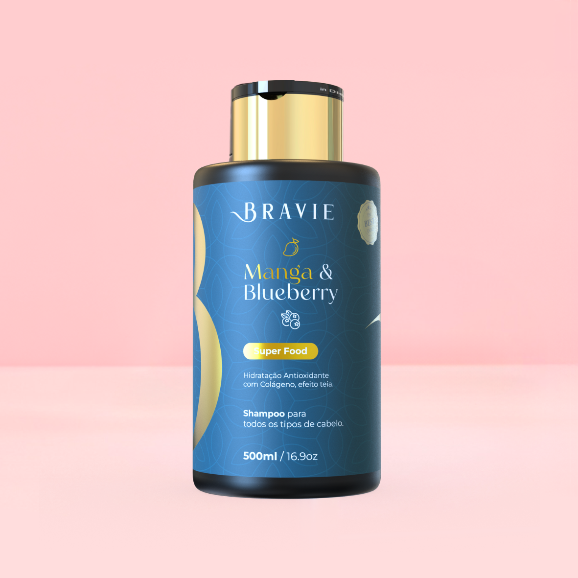 Shampoo Manga & Blueberry 500ml - Bravie