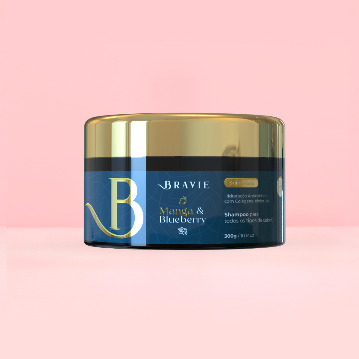 Mask Manga & Blueberry 300ml - Bravie