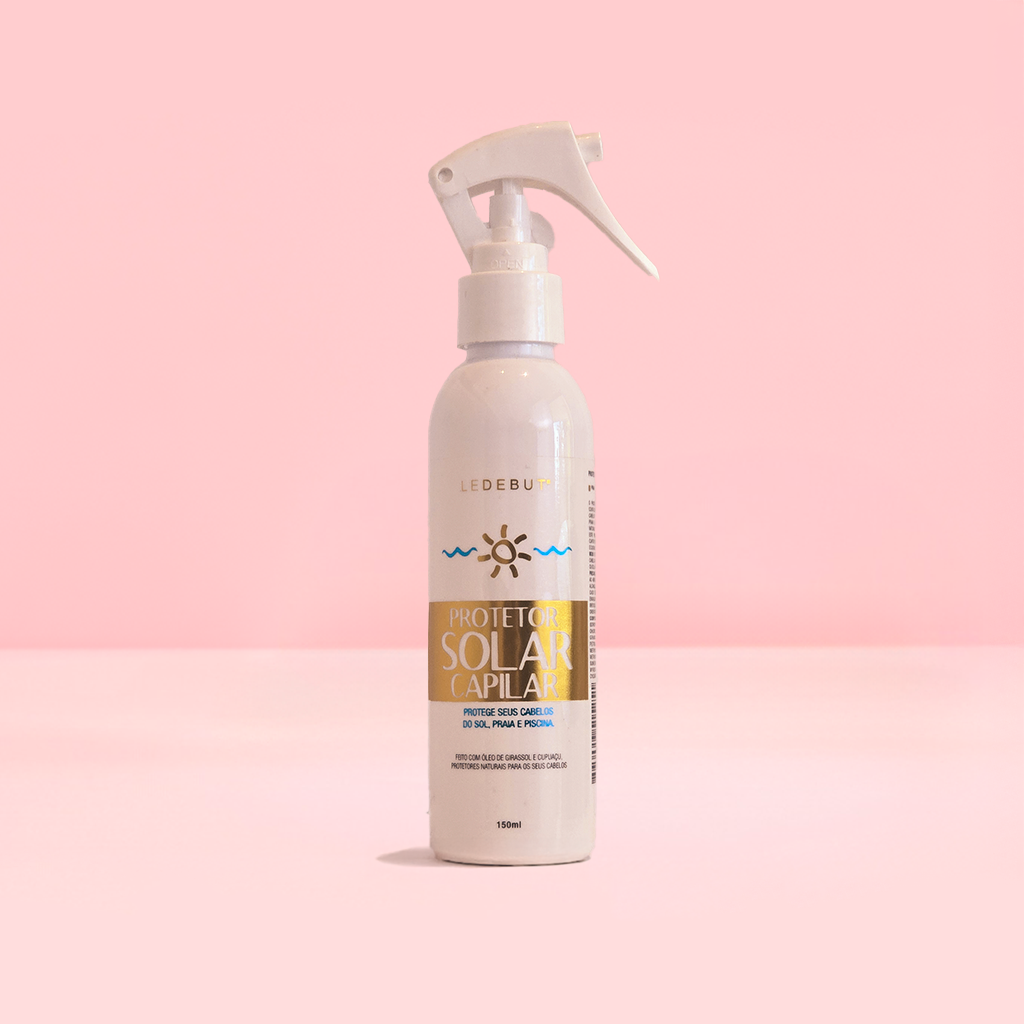 Protetor Solar Capilar de Mar, Sol e Piscina 150ml - Ledebut